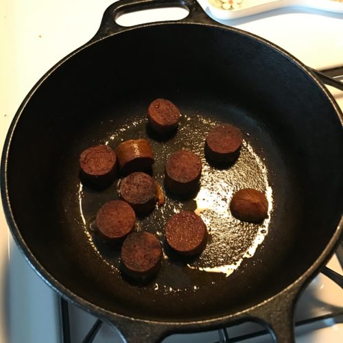 browned andouille